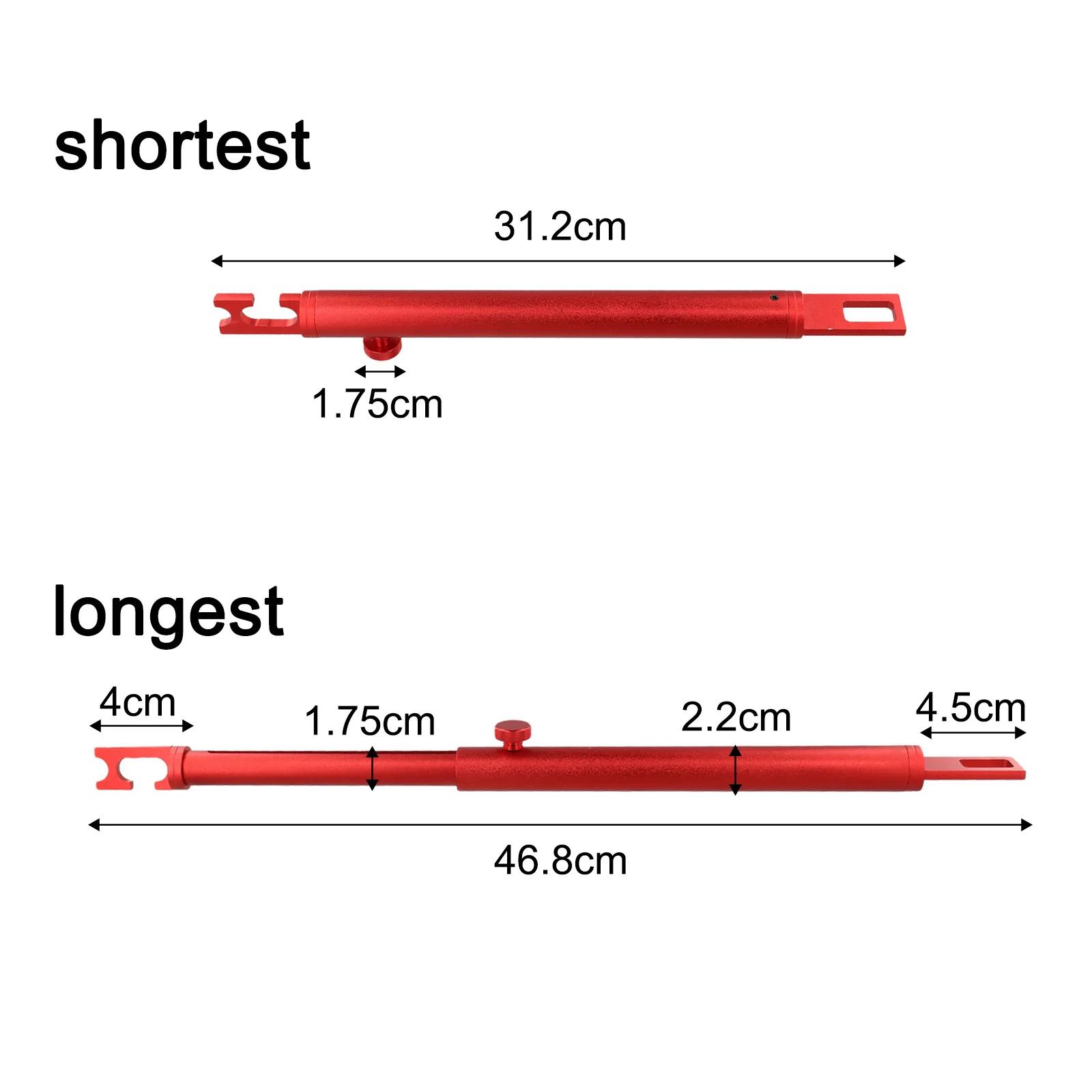 Support Rod For Car Polishing 32-46cm Retractable Aluminum Crowbars Holding Vehicle Trunk Lid Door Fixing Tools Support China Mainland