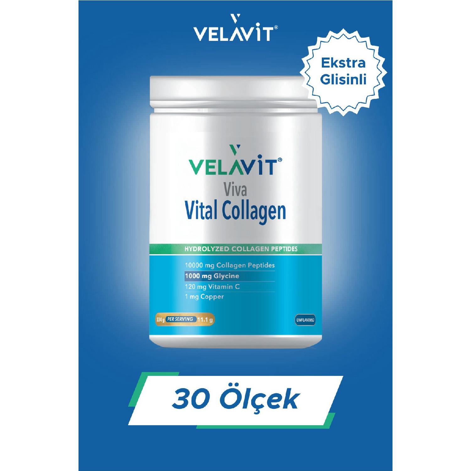 

Viva Collagen Jar 334 Gr. 10,000 Mg, Collagen With Extra Glycine