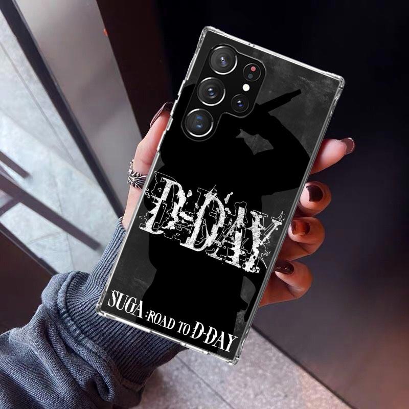 SUGA D-DAYs Phone Case for Samsung Galaxy S26 S25 Edge S24 S23 Ultra S22 Plus S21 FE S20 + Soft Cover Print Fundas Galaxy S25 S2