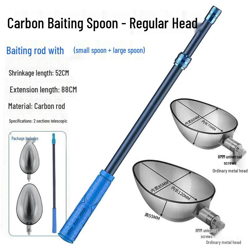 Long-Distance Casting Bait Spoon: Compact Feeder for Precise Wild & Rock Fishing