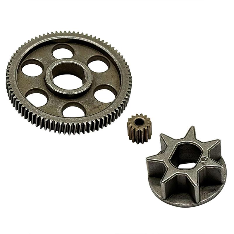 

3Pcs For Rechargeable Logging Saw Small Lithium-ion Battery Powered Electric Chain Saw Accessories Electric Chain Saw Gear Set