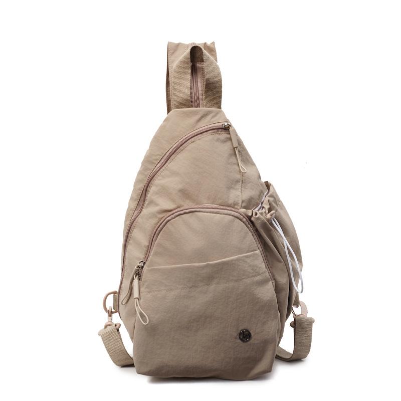 

Multifunctional outdoor commuter backpack simple casual versatile shoulder messenger bag large capacity men s and women s fashion breast bag one size fits all