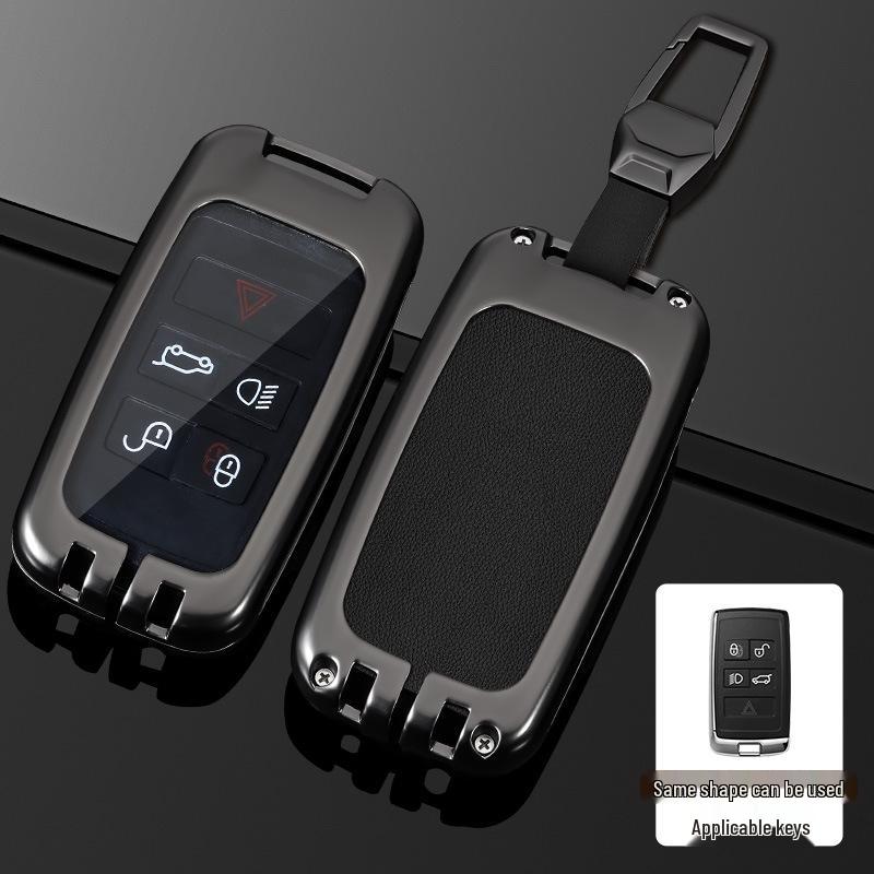 Land Rover Key Case for Range Rover, Defender, Velar, Evoque, Discovery 4, Freelander, and Discovery 5 - Metal Car Key Bag.