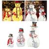 Christmas Figurine Artwork Gift Snowman Statue for Living Room Hotel Desktop 55 cm