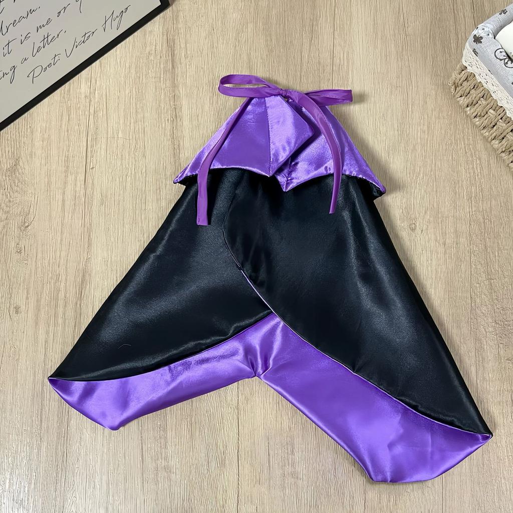 Adjustable Halloween Pet Cat Cape - Cute Kitten Puppy Magic Cloak Funny Cosplay Outfit Small Animal Cat Accessories