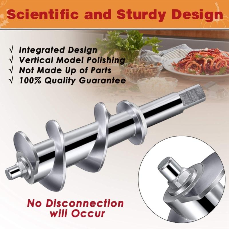 Metal Food Grinder Attachments for KitchenAid Stand Mixers, Meat Grinder, Sausage Stuffer, Perfect Attachment