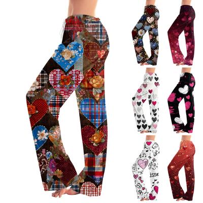 Pantalon Décontracté Ample Imprimé Décontracté Mode Femme