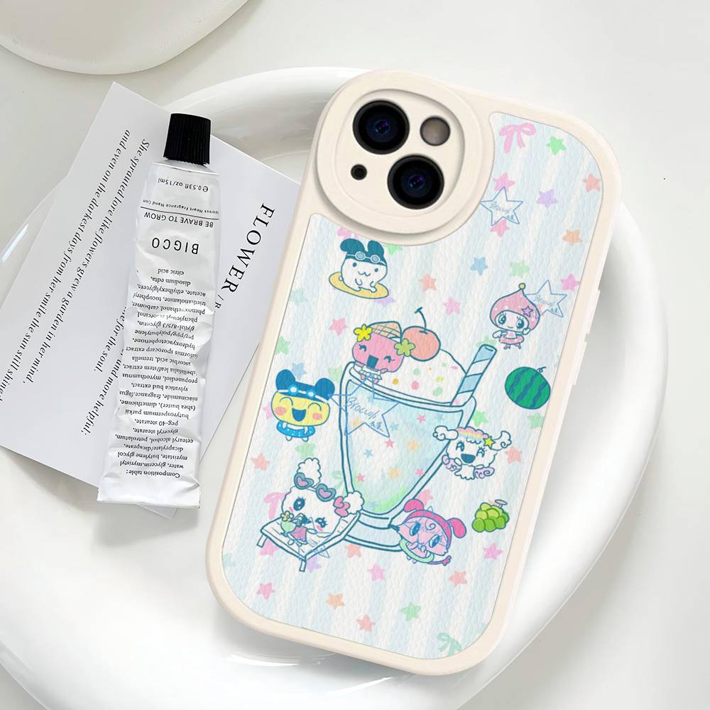 Classic T-Tamagotchi Phone Cover For iPhone 16 15 14 13 12 11 Pro Max Plus Leather Soft Case