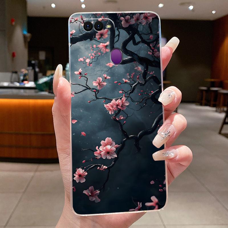 

Case For Oppo F9 Clear Luxury Fashion Butterfly Flowers Soft TPU Silicone Jelly Cover CPH1823 CPH1881 CPH1825 Phone Case Oppo F9