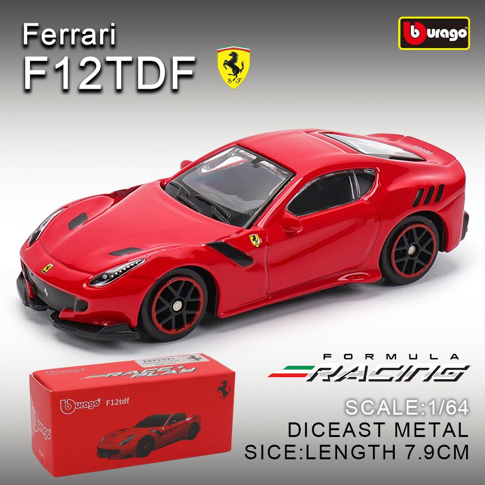 Bburago 1:64 véritables modèles de voiture Ferrari SP1 812 COMPETIZIONE ENZO F40 F12TDF SF90 série jouets cadeau de Noël pour garçon enfants