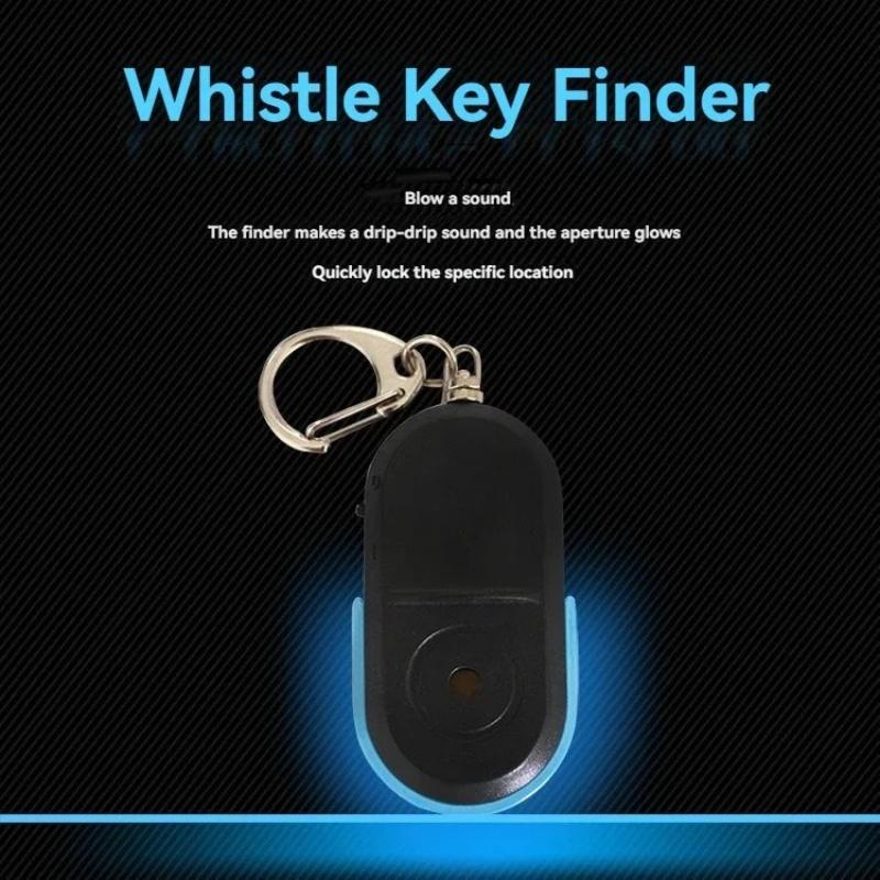 Wireless Key Finder Anti Lost Device Beep Sound Locator LED Flashlight Keychain for Car Keys Smart Control
