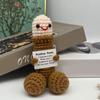 Emoticons Wool Woven Emotional Motivational Card Ornaments Friend Prank Gift H2D4