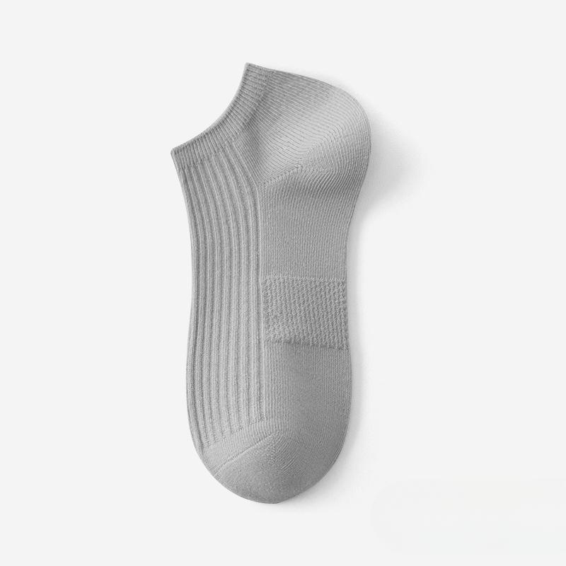 Women's Summer Thin Solid Color Versatile Anti Pilling and Anti Odor Boat Socks