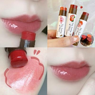 Baume à lèvres coloré, teinte hydratante, longue durée, imperméable, changement de couleur, cosmétiques pour femmes et filles, maquillage pour les lèvres, 1 pièces