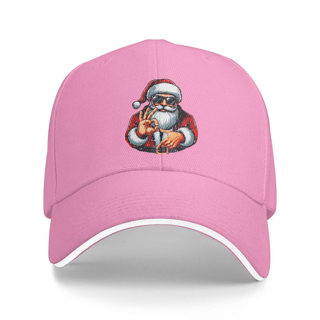 Spring Funny Six Seven 6 7 Meme Santa Christmas Baseball Cap Running Hippie Vintage Print Sun Trucker Hat Men Baseball Caps
