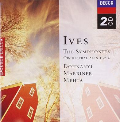 CD CHARLES IVES, CHRISTOPH VON DOHN?NY - The Symphonies - Orchestral Sets 1  4667452 Decca 2000 US Classical Used