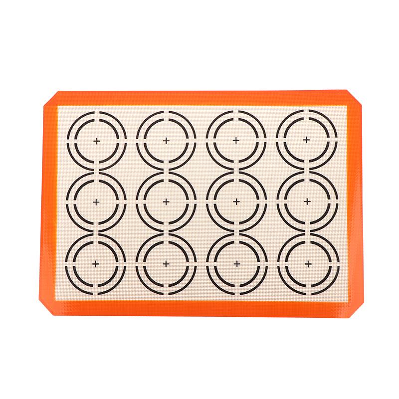 

{Summer2} Silicone Baking Mat For Oven Thickened Reusable Non Stick Heat Resistant Bakeware Sheet Liner For Cookie Macaron Bread