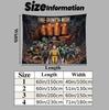 Onepunch Man Wall Tapestry Aesthetic Wall Hanging Printed Fabric Blanket Decorative Tapestries For Bedroom Living Room Home Decor