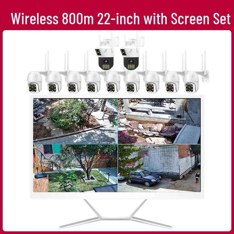 Wireless HD All-in-One Camera System for Home & Outdoor - No Wiring Needed