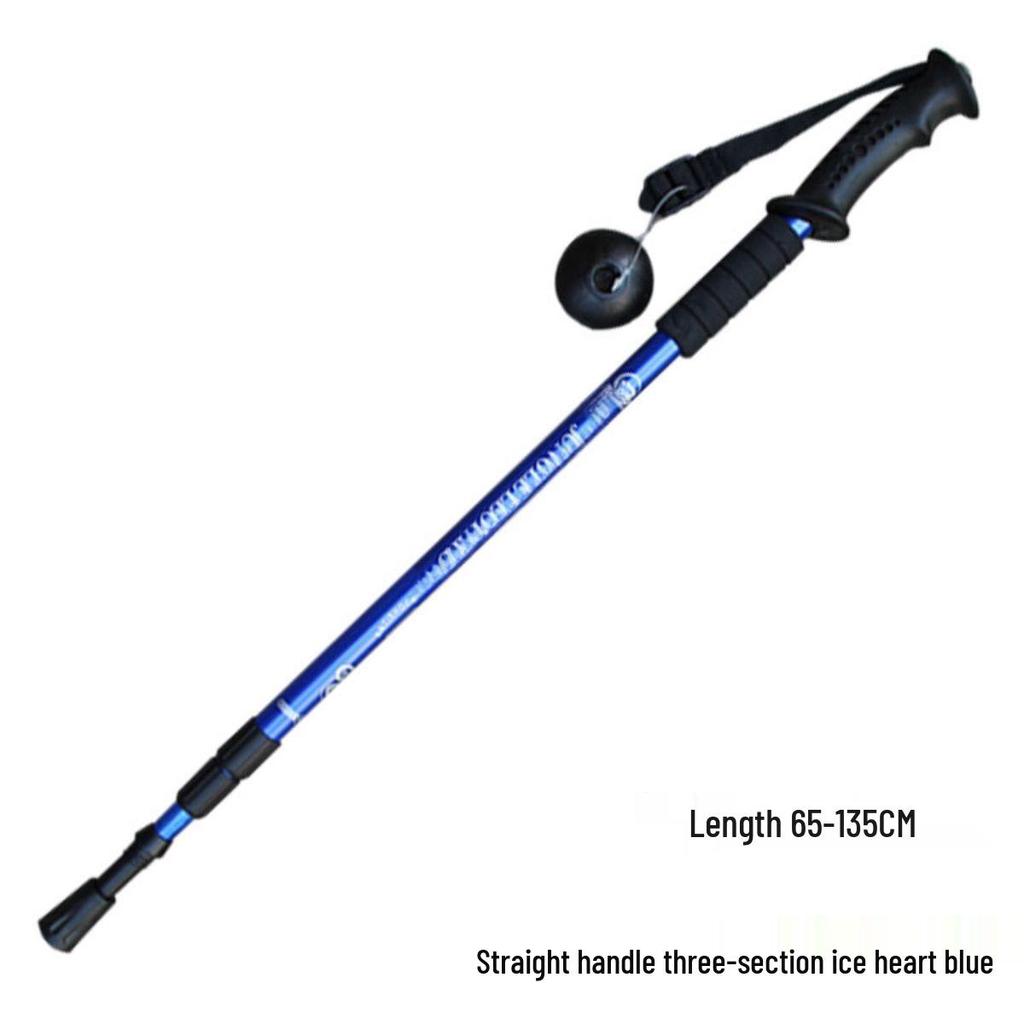 Professional Telescopic Aluminum Trekking Poles – Outdoor & Nordic Walking, Hiking, Climbing, and Mountaineering Equipment.