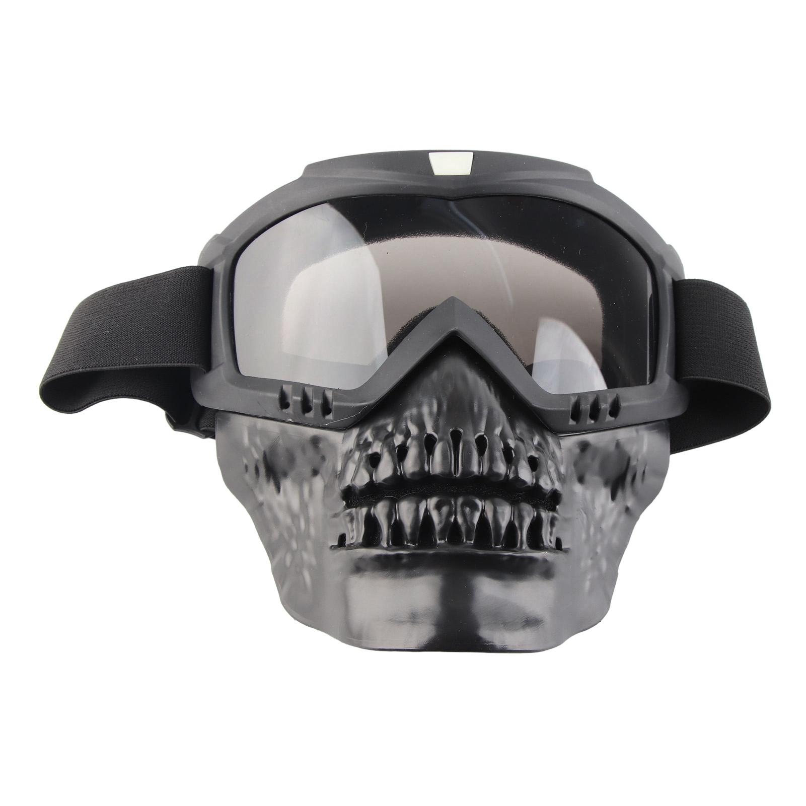 

Съемные мотоциклетные очки для улицы, шлем, лыжные спортивные очки для мотокросса (черный)