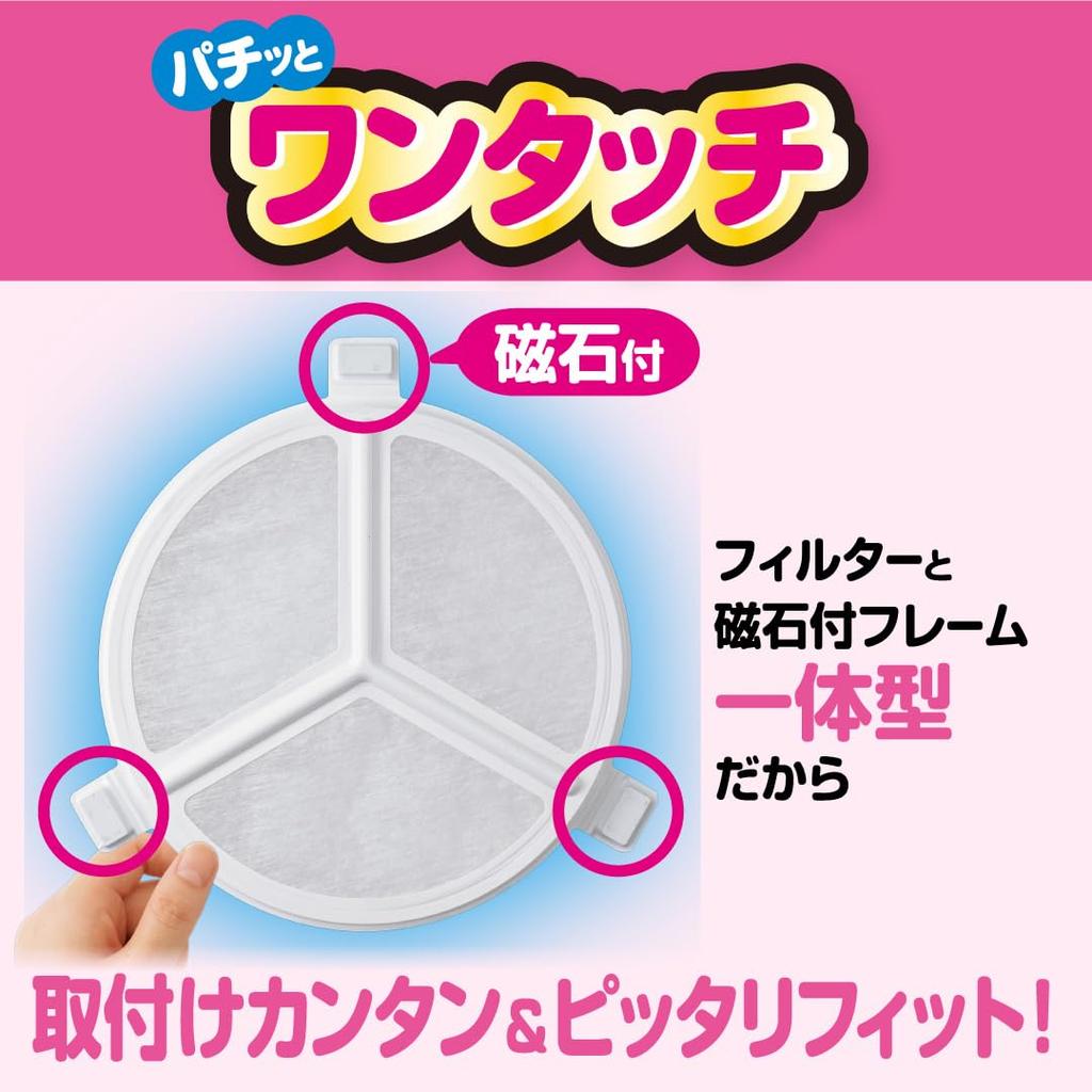 Toyo Aluminum Ventilation Fan Sirocco Fan Easy 21cm 2 Filtan S5431 Filter, Filter, Installation, Approx. Diameter, Pieces,