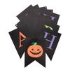 Halloween Pull Flag Happy Birthday Banners Hanging Party Supplies Bunting Plastic Theme