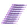 10er Set Lila Stift Hautmarker Augenbrauen Mess-Positionierungsset Doppelkopf-Markierstift mit Lineal für Schönheitssalon