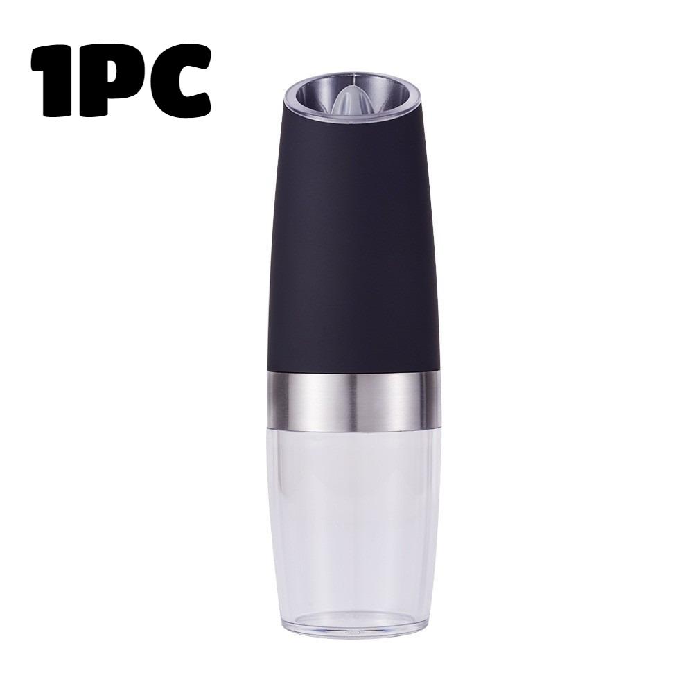 

2PCS Electric Grinder Salt Pepper Mill Sets with LED Light One Hand Automatic Operation Adjustable Coarseness Kitchen Gadget