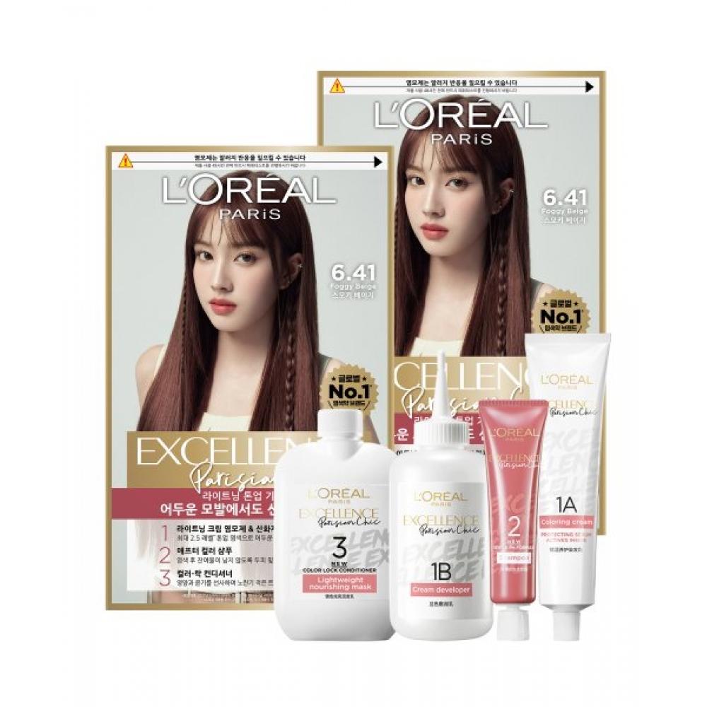 Lorealparis [2 Pack] Excellence Parisian Chic 9 Colors Choose 1