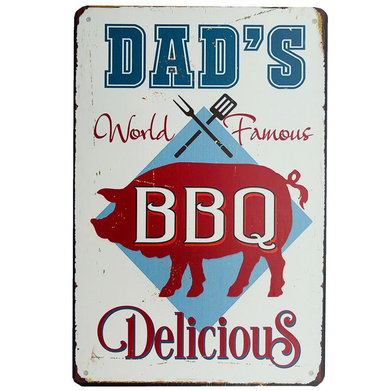 Hamburgers Metal Tin Signs Hot Dogs Printed Vintage Poster Kitchen Wall Decor Fast Food Shop Plaque Wall Art Iron Plate Painting