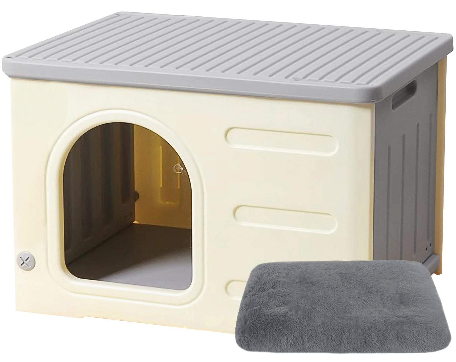 

Youabubu Cat Outdoor Cat Pet Outdoor Cat Dog Cushion Cold and Rain Suitable for Small Dogs and Outdoor Easy Ventilated House, House, House, Kennel,