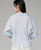 XEXYMIX Light Back Button Crop Shirt Xfl1Hc1101