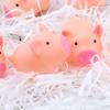50Pcs Cartoon Rubber Pig Squeaky Sound Venting Stress Relief Toys For Kids Birthday Party Favors Baby Shower Gift Pinata Fillers