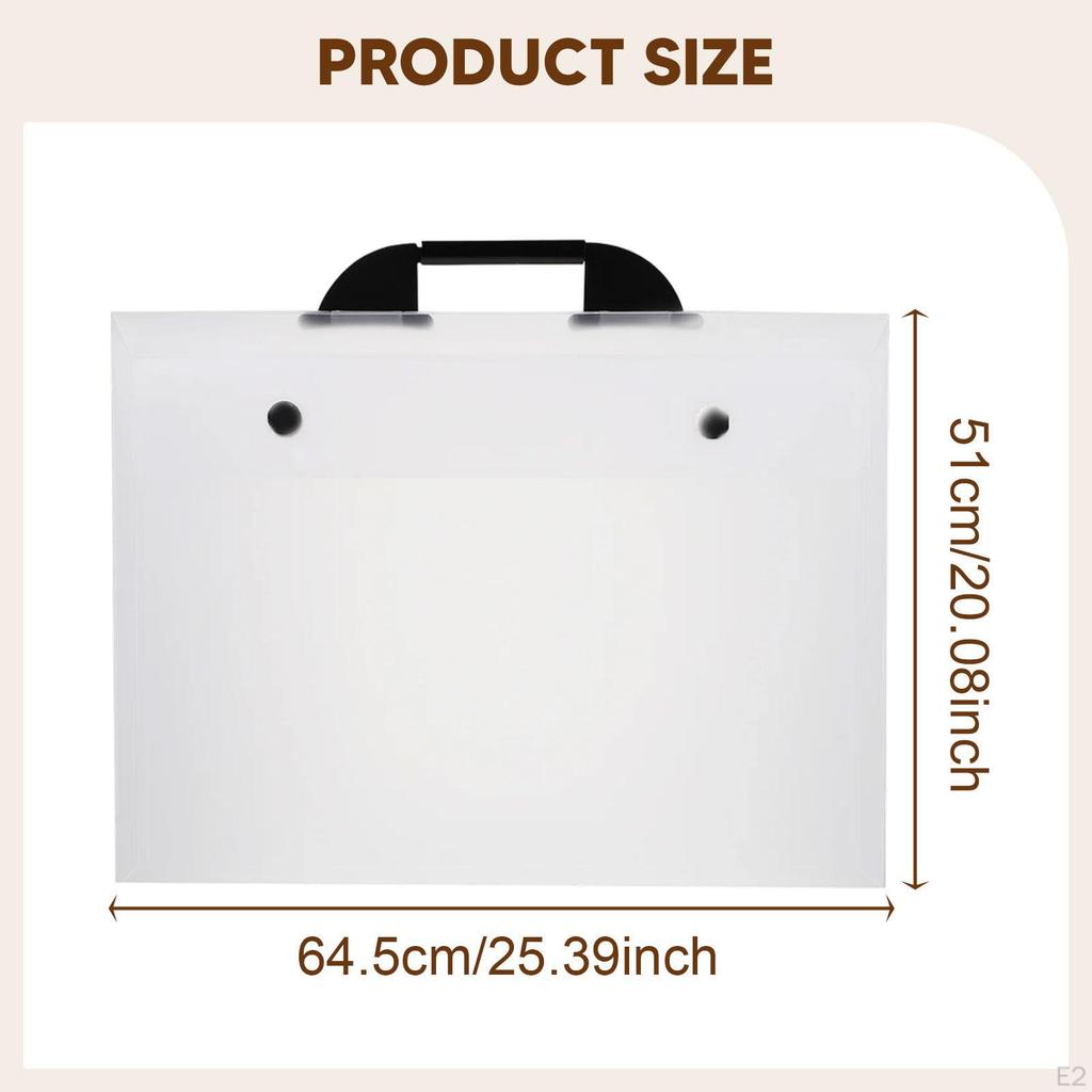 Art Bag Carrying Case Practical Drawing Board Pouch Portable with Handle for