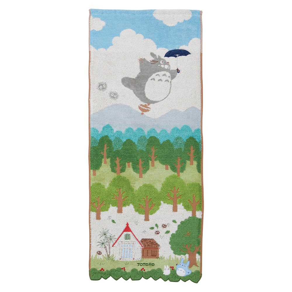 

Marushin Ghibli Face Towel My Neighbor Totoro Cotton Character Goods Gift Present Birthday Day Sky Walk 1005051000 100% Mother s