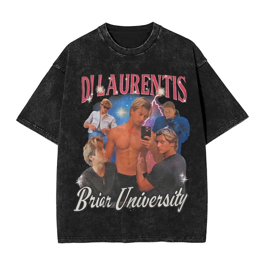 Graphic Printed Off Campus Stephen Kalyn Briar Graham 44 Washed Shirts Merch Harajuku T-Shirts  Men Women Vintage Top Short Sleeve Casual Clothing