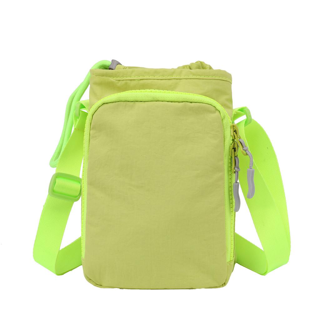 Casual Nylon Shoulder Pack With Zipper Pocket For Daily Use And Outdoor Activities