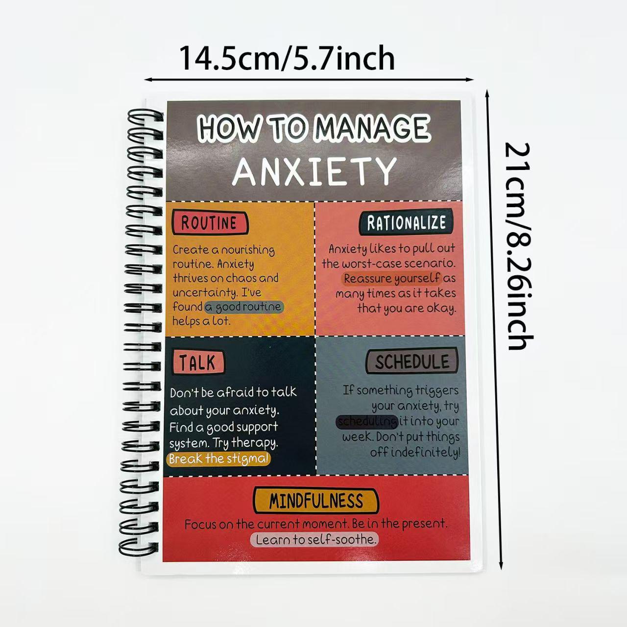 Cross-border Sticker Guide: Managing Anxiety & De-Stress Journal