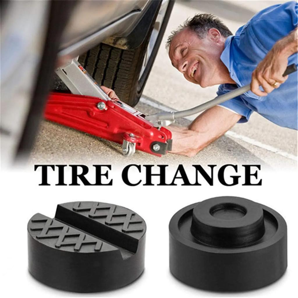 Car Lift Jack Support Stand Rubber Pads Wheel Dolly Slotted Floor Frame Rail Adapter Repair Tools for Lexus Subaru Fiat Volvo