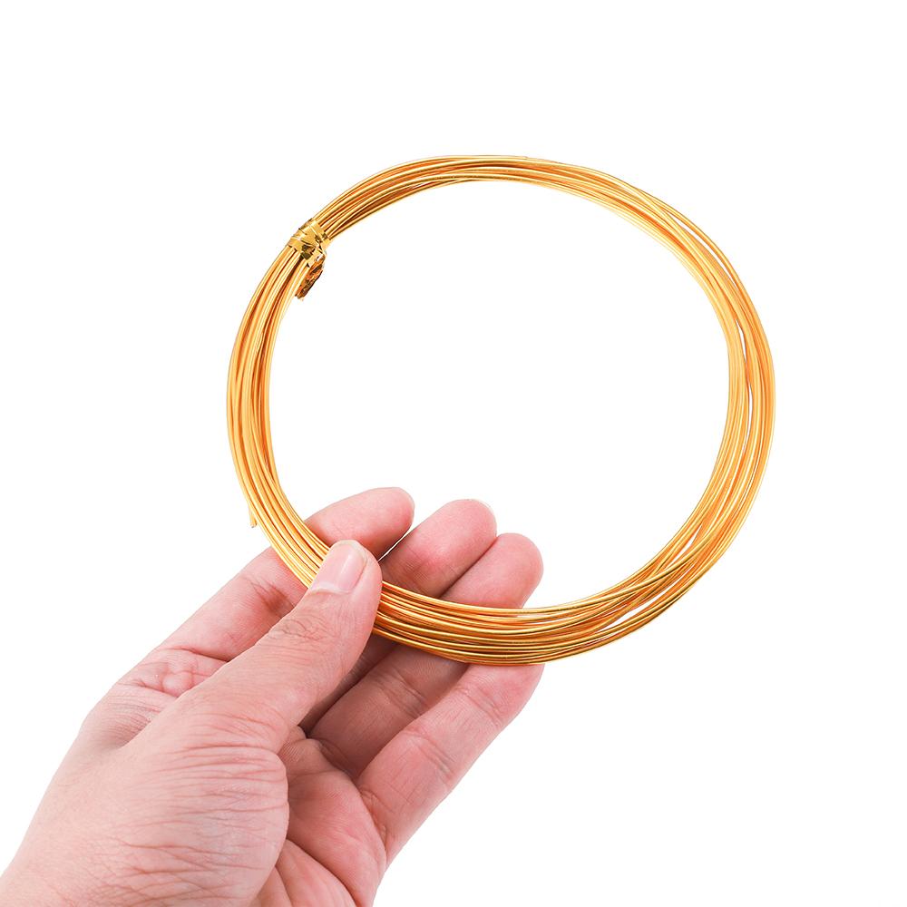 0.6-3mm Anadized Round Aluminum Wire 2-10 Meters Versatile Painted Aluminium Metal Wire For DIY Jewelry Making Accessories