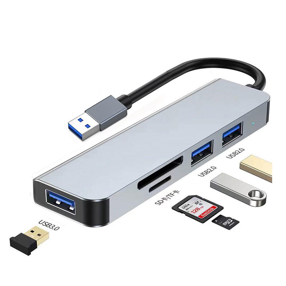 Dual-Head 8-in-1 Typ-C 3.0 Hub & Multiport-Laptop-Konverter