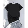 Women's Crew Neck T-Shirt Soft Stretch Breathable Classic Comfort Fit Machine Washable XS-XXL Multi Color Everyday Versatile Casual Top