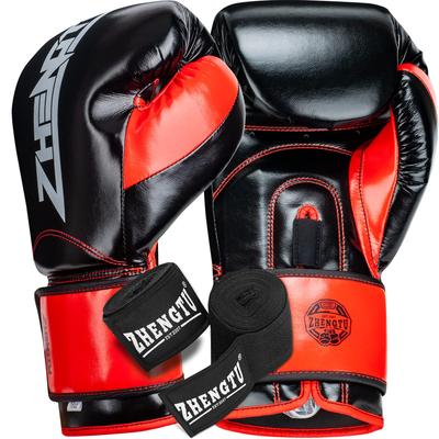 ZHENGTU Professional Boxing Gloves by RIZIN Current CFFC Flyweight Champion and 5th DEEP Flyweight Champion Microfiber Leather Breathable Taekwondo