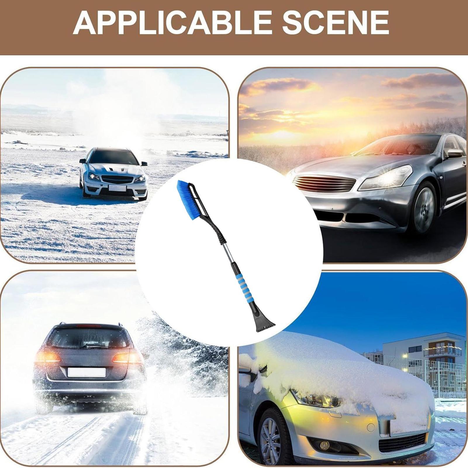 Snow Brush 36-inch Extendable Broom Shovel Detachable Car Snow Brush And Ice Scraper For Trucks SUV Window Roof Glass Exterior CHINA