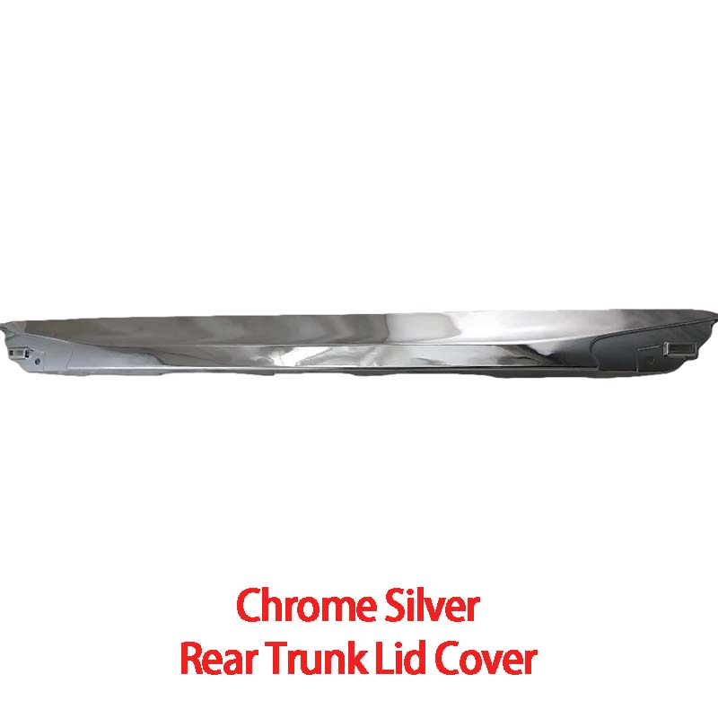 High-quality ABS Chrome plated Rear Trunk Lid Cover Trim For Toyota Daihatsu Xenia Avanza 2016 Car-styling Chrome Silver