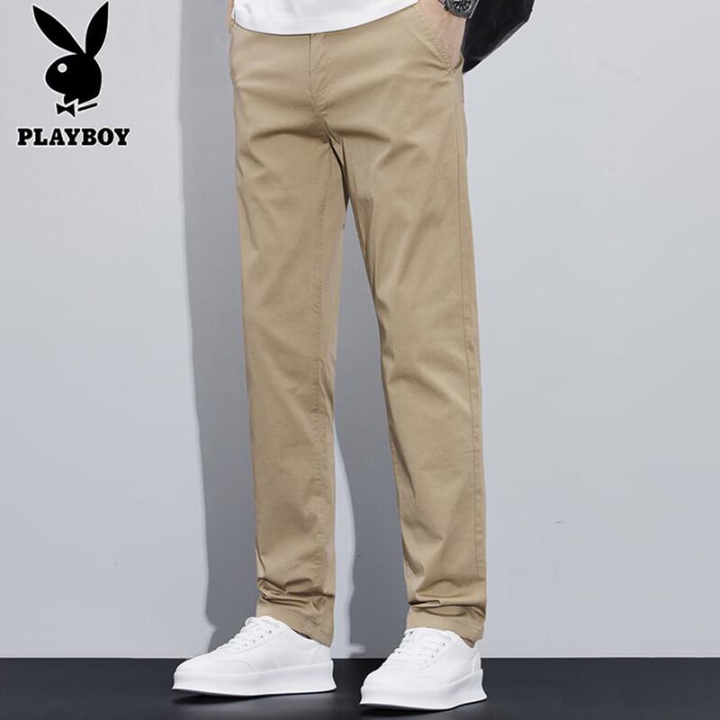 Playboy Men s Loose Straight Casual Pants 32