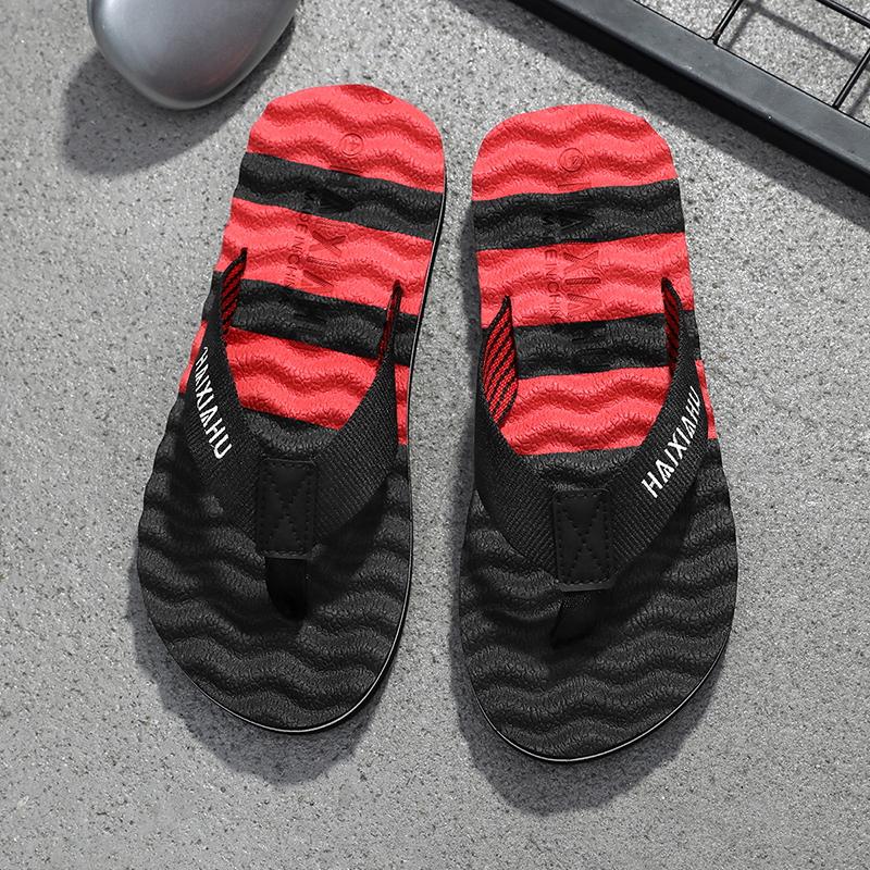 Classic Men'S Slippers Soft Anti-Slip Wear-Resistant Massage Soles Flip-Flops Men'S Summer Indoor Bathroom Garden Slippers 45 46