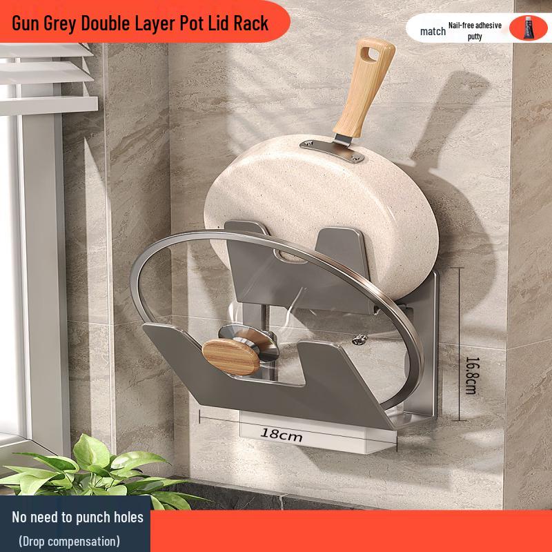 LETSFIND Wall-Mounted Kitchen Storage & Organizer Rack