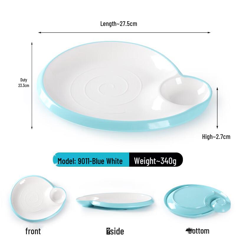 Ruhan Melamine Dumpling Plate